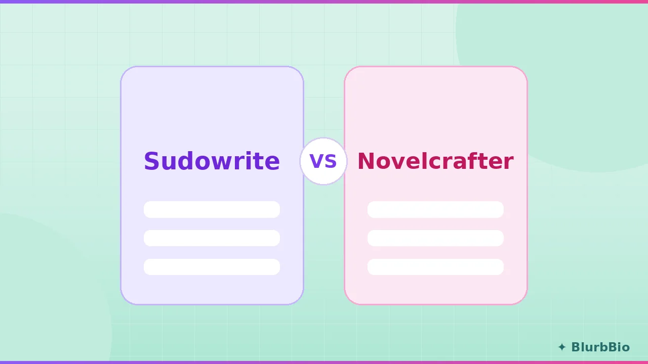 Sudowrite vs Novelcrafter: Which AI Writing Tool Fits How You Actually Draft?